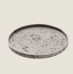 PLAYGROUND NARA SPOTTED LIGHT PLATE FLAT ROUND 27CM X6
