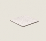 PLAYGROUND STONE TERRAZZO SQUARE PLATTER LIGHT 18X18CM
