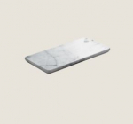 PLAYGROUND STONE MARBLE RECT PLATTER WHITE 18X9CM X1