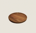 PLAYGROUND ACACIA WOODEN PLATE FLAT ROUND 15CM X6