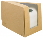 PIECE O-CAKE KRAFT LARGE CAKE WEDGE 144 X 85 X 90MM