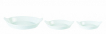DPS PORCELITE ROUND EARED DISH 18CM 15412