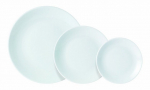 DPS PORCELITE 8.5" 22CM COUPE SHAPED PLATE X6 187622