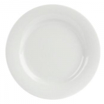 DPS PORCELITE BANQUET WIDE RIM PLATE 8"