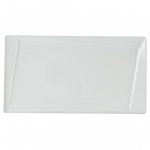 DPS PORCELITE TWIST RETANGULAR PLATTER 29X16CM  X6
