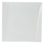 DPS PORCELITE TWIST SQUARE PLATTER 29X29CM  X6  186629