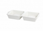 DPS CERAMIC BURGER BOX 32X15.5X4CM/12.5X6.125X1.5"