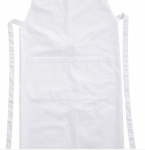 BRIGADE BIB APRON WHITE