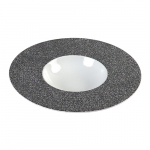 COSTA VERDE RAW DEEP GOURMET PLATE 25CM  X6  120025RW