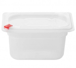 HYGIPLAS CLICK PP GN 0.85LTR CONTAINER 1/9 WITH LID X4