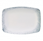 RIPPLE RECT PLATE 32CM PORLAND ENIGMA 12 1/2"