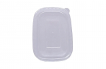 CLEAR PET RECTANGULAR LID FOR 500/750/1000ML X300 A48101
