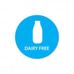 25MM REMOVABLE LABEL DAIRY FREE X1000  IT118547