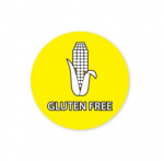25MM REMOVABLE LABEL GLUTEN FREE