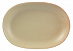 RUSTICO OVAL PLATES 30.5X21CM/ 12X8.25"  X6  C01240