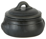 RUSTICO CARBON BELLIED CASSEROLE 14X6.5CM/70CL X6
