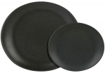 RUSTICO CARBON BISTRO OVAL PLATE 29.5CM/11.6" X12 C31305