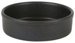 RUSTICO CARBON ROUND TAPAS DISH 14.5CM/5.75"  X12  C33203