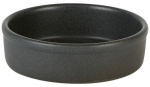 RUSTICO CARBON ROUND TAPAS DISH 12.5CM/4.75"  X12  C33204