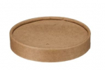 16OZ KRAFT SOUP LID PP LINED MICROWAVABLE