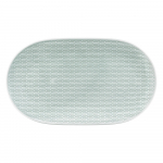 ARTIS SCOPE GLOW SEA OVAL PLATE 32X18.5CM/12.5X7.3"