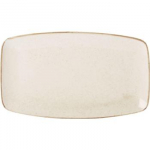 DPS PORCELITE SEASONS OATMEAL RECTANGULAR PLATE 12.2X7"