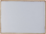 SEASONS RECTANGULAR PLATTER 270X210MM STONE X6  358827ST