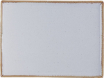 DPS PORCELITE SEASONS STONE RECTANGULAR PLATTER 13.8X9.8"