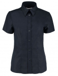 WOMEN'S TAILORED SHORT SLEEVE OXFORD SHIRT FRENCHNAVY UK10