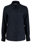 WOMEN'S TAILORED LONG SLEEVE OXFORD SHIRT FRENCHNAVY UK16