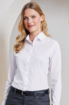 WOMENS LONG SLEEVE RECYCLIGHT POPLIN SHIRT XL WHITE
