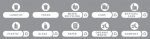 RUBBERMAID SLIM JIM RECYCLING STATION SET OF 10 LABELS