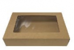 SIMPLY KRAFT PLATTER MEDIUM BOX W/ WINDOW