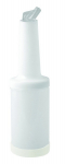 SAVE OR SERVE CONTAINER WITH SPOUT WHITE