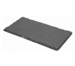 GENWARE SLATE NATURAL EDGE RECTANGULAR PLATTER 7.9X4.3"