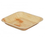 SQUARE PALM LEAF PLATE 17CM