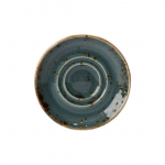 STEELITE CRAFT BLUE SAUCER D/W 11.75CM (4.75") X36