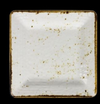 STEELITE CRAFT WHITE MELAMINE SQUARE PLATE 22.8CM