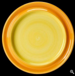 STEELITE FREEDOM YELLOW PLATE 25.5CM/10" X6  16070122