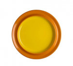 STEELITE MELAMINE FREEDOM YELLOW PLATE 10" 25CM X6