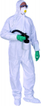 DISPOSABLE BOILER SUIT DG062-L LARGE WHITE