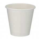 WHITE SINGLE WALL 6OZ HOT CUP X1000 D01021