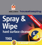 SPRAY & WIPE WITH BACTERICIDAL 750ml SPRAY