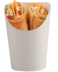 WHITE TORTILLA CUP X1000 80/60X70/110MM