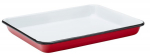 UTOPIA EAGLEENAMEL BAKING TRAY RED 11" (28CM) F50022