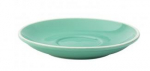 UTOPIA SUPER VITRIFIED PORCELAIN BARISTA GREEN SAUCER 5.5"