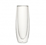 UTOPIA DOUBLE WALLED STEMLESS CHAMPAGNE GLASS 6OZ 16CL X6