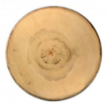 UTOPIA ELM FOOTED ROUND PLATTER 13.5" 35CM X2 JMP035