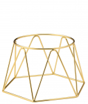 UTOPIA GOLD PLATE RISER 19CMX15.5CM