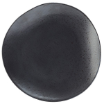 UTOPIA VITRIFIED PORCELAIN NERO PLATE 10"